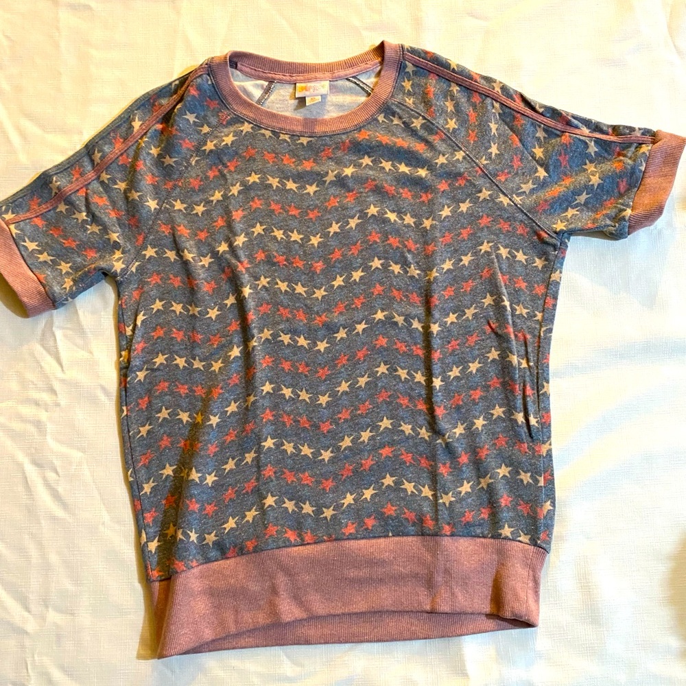 LuLaRoe Patriotic Shirt size XS
